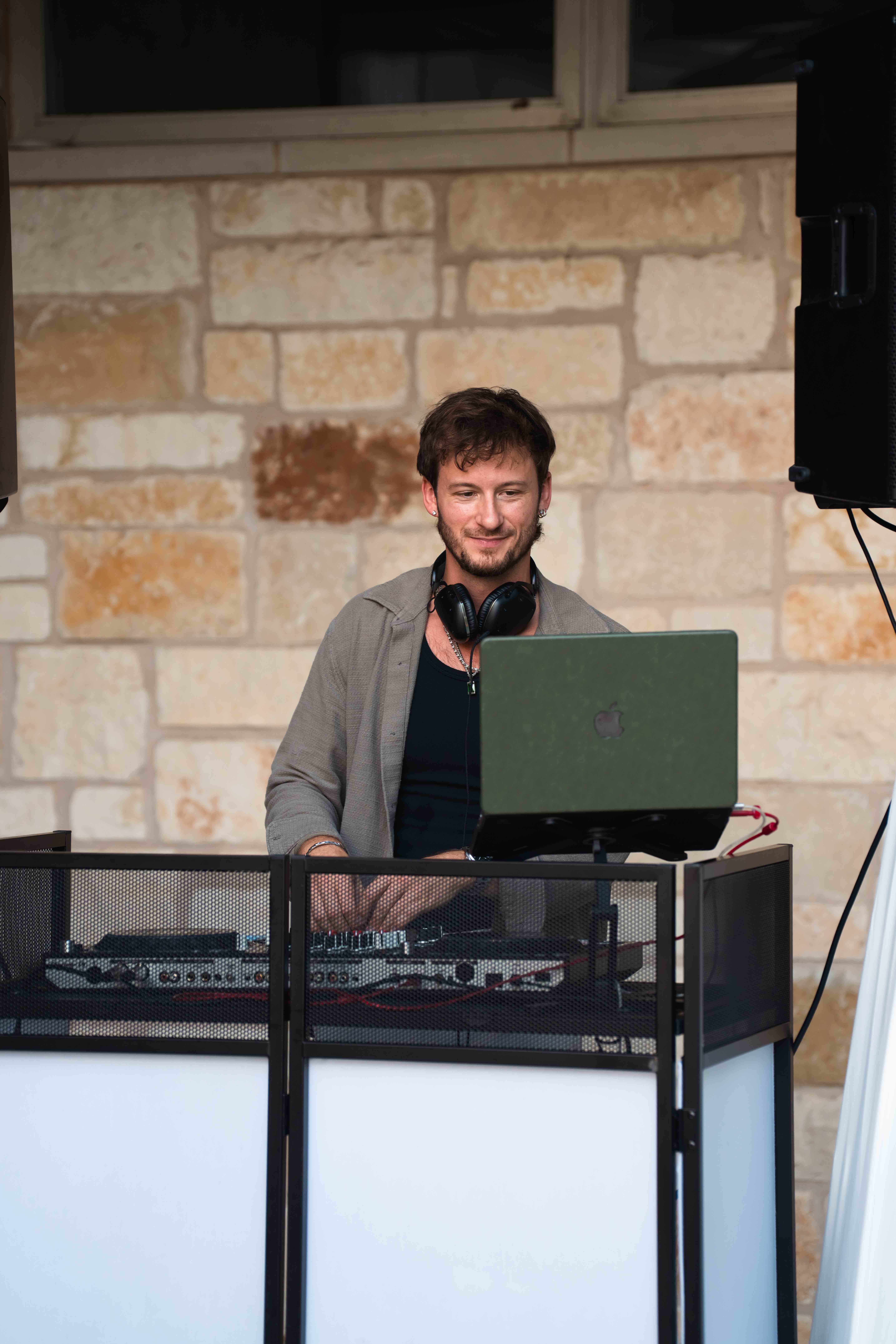 Austin DJ performing at a private event